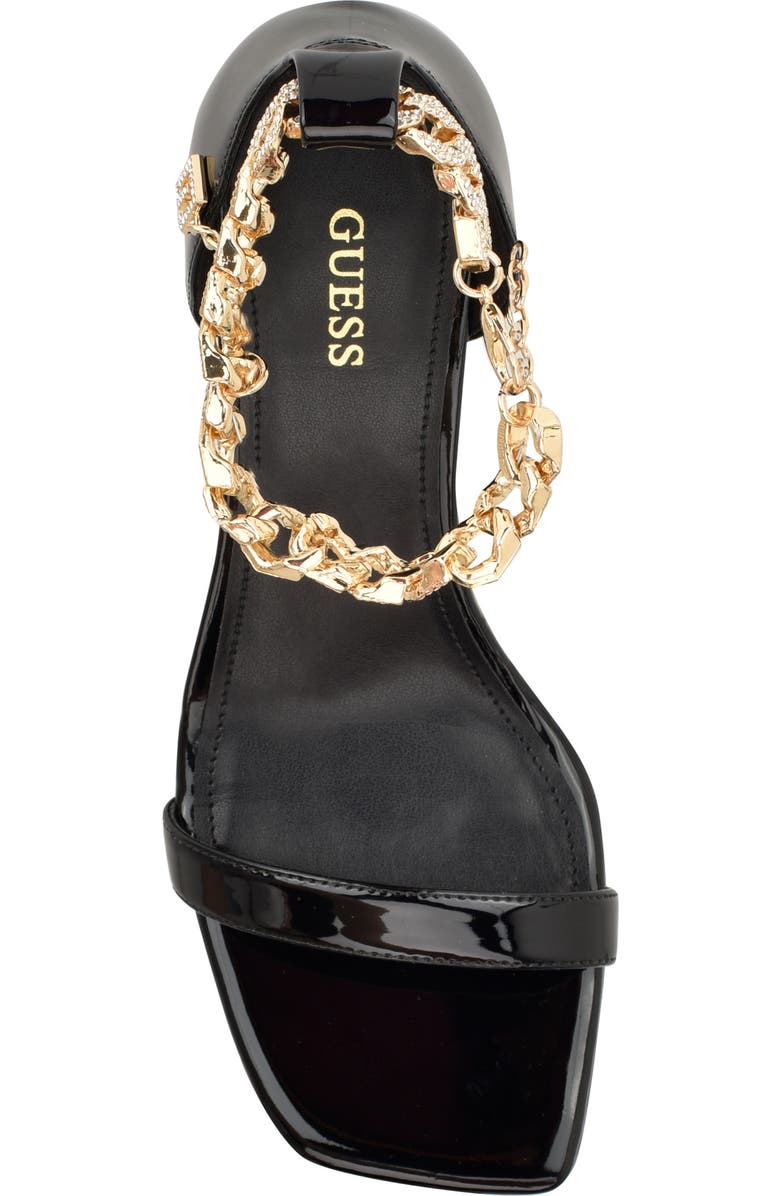GUESS Remo Chain Ankle Strap Sandal, Alternate, color,
