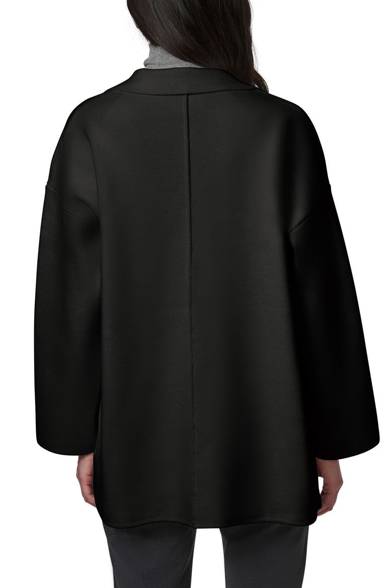 Oversize Ponte Knit Blazer, Alternate, color, BLACK