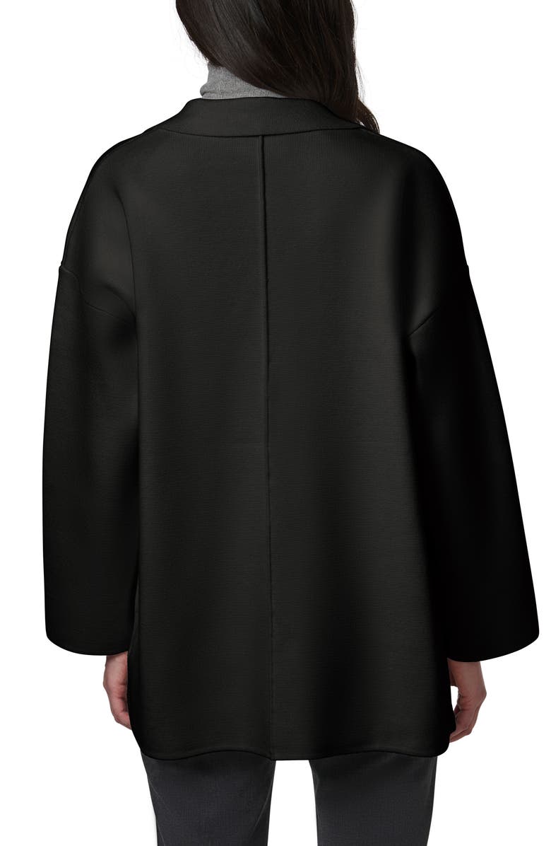 Bernardo Oversize Ponte Knit Blazer, Alternate, color, Black