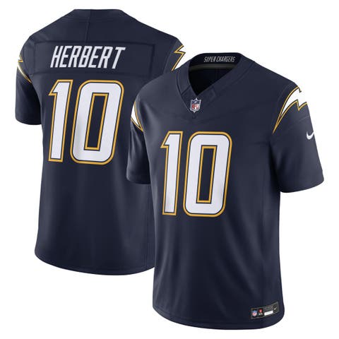 Men's Nike Justin Herbert Navy Los Angeles Chargers Alternate Super Chargers Vapor F.U.S.E. Stitched Limited Jersey