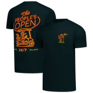 Breezy Golf Men's Breezy Golf Black WM Phoenix Open People's Open 24/7 T-Shirt