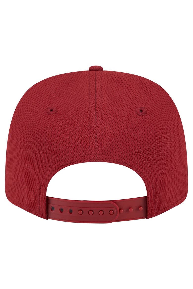 Men's New Era Crimson Alabama Crimson Tide Patched 9SEVENTY Stretch-Snap Adjustable Hat, Alternate, color, Crimson