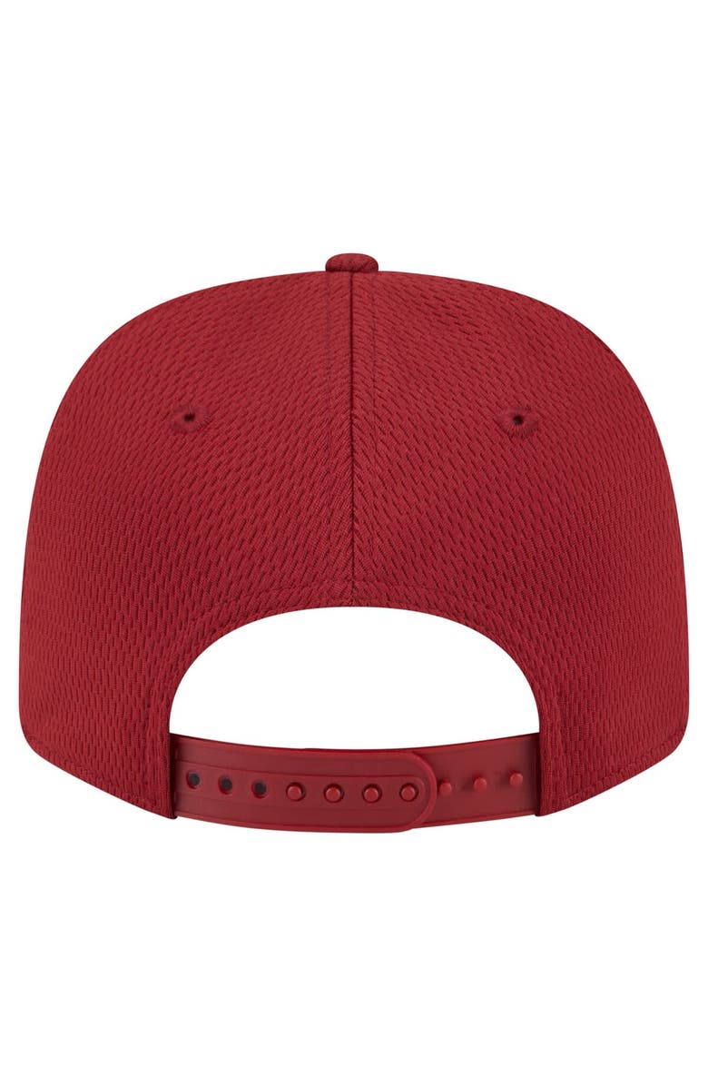 New Era Men's New Era Crimson Alabama Crimson Tide Patched 9SEVENTY Stretch-Snap Adjustable Hat, Alternate, color, Crimson