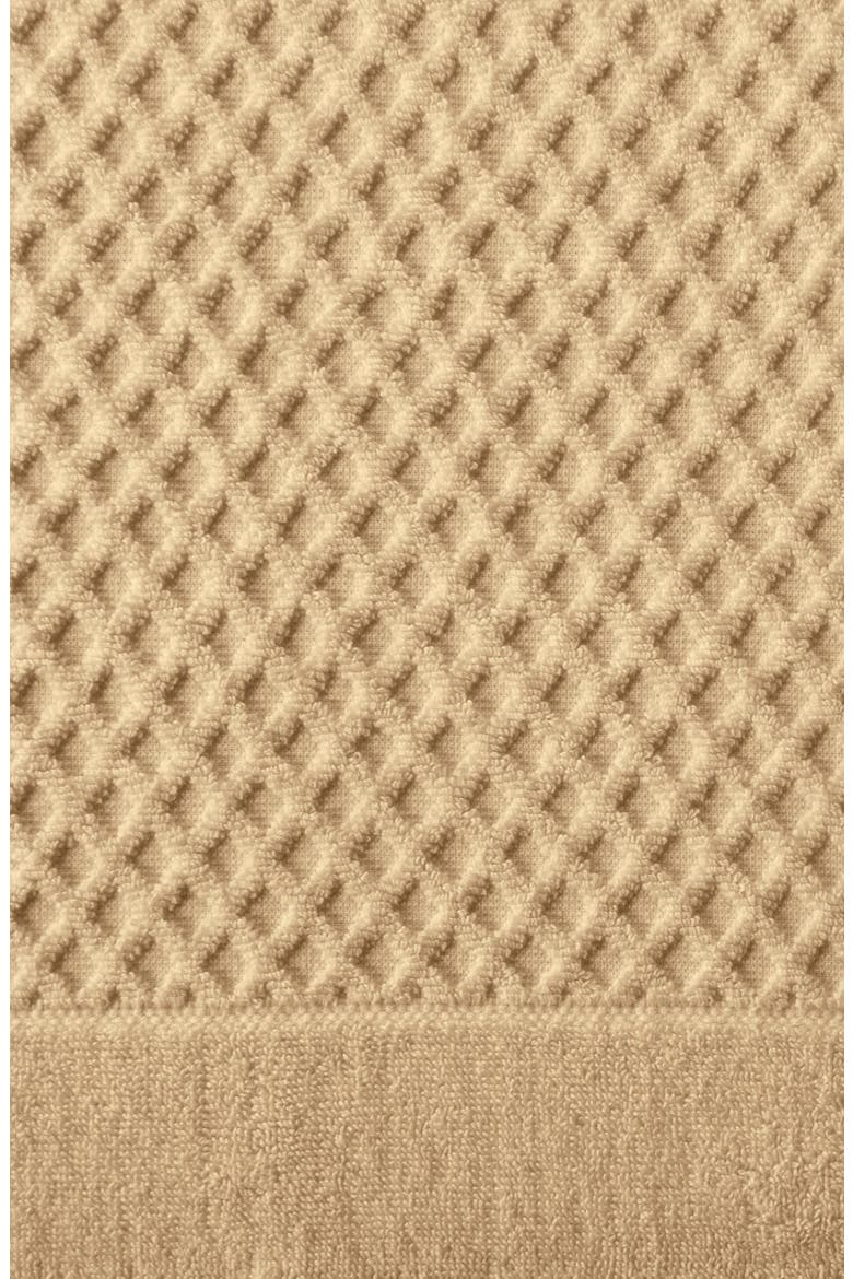 Diamond Waffle Texture 6-Piece Towel Set, Alternate, color, OATMEAL