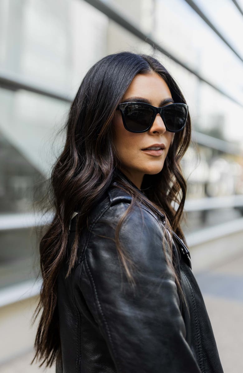 Vincero Emery 56mm Polarized Round Sunglasses, Alternate, color, 