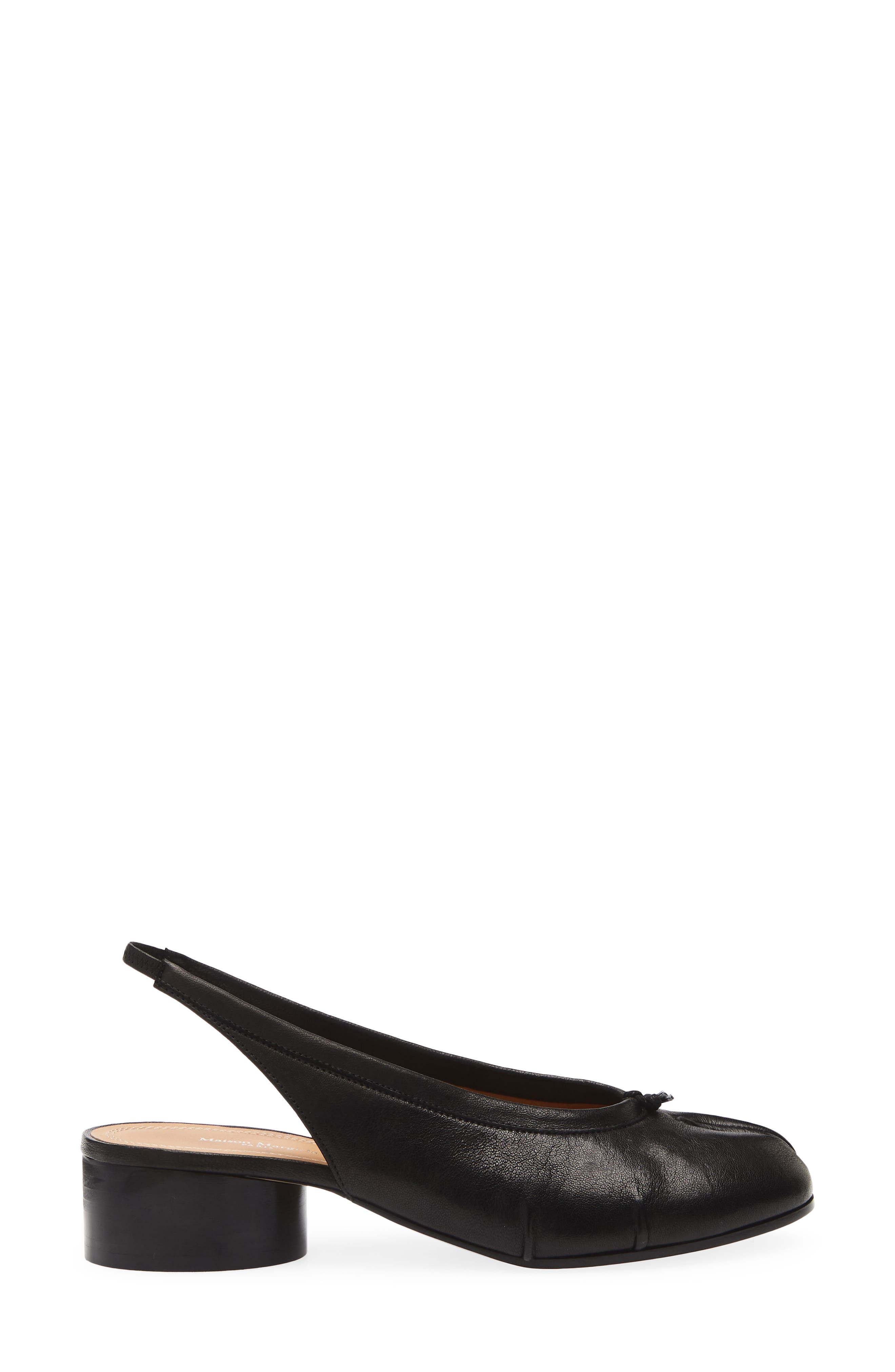 Maison Margiela Tabi Slingback Pump, Alternate, color, Black