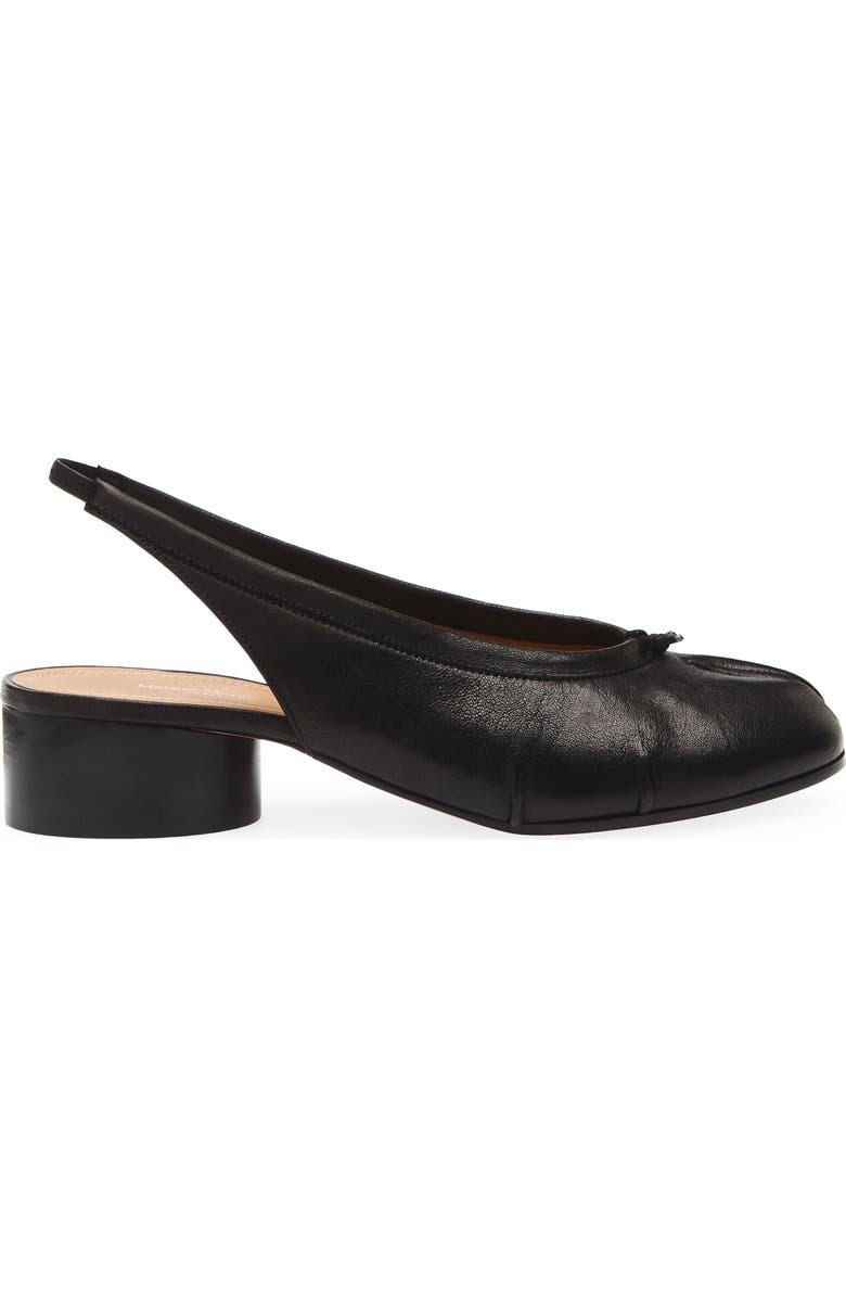 Maison Margiela Tabi Slingback Pump, Alternate, color, Black