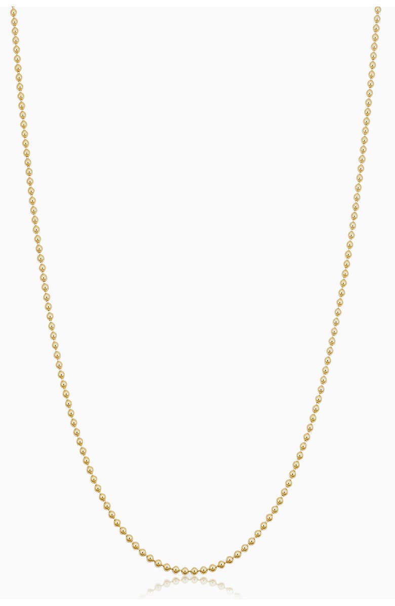 Oradina 14K Gold Have A Ball Chain Necklace, Main, color, Yellow Gold