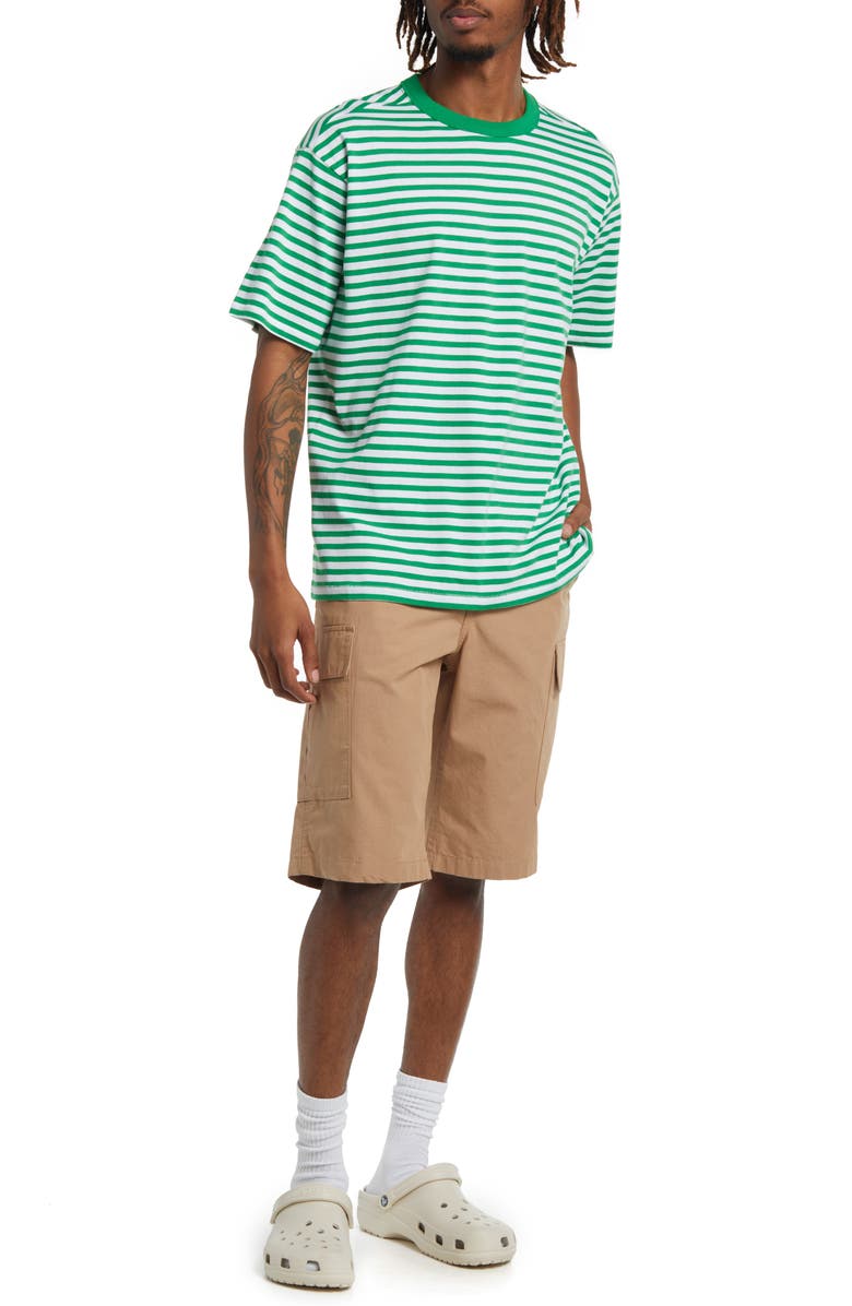 BP. Stripe Cotton Jersey Tee, Alternate, color, 
