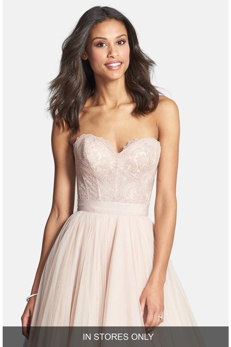 Carina Lace Bustier, Main, color, ROSE QUARTZ/ ROSE GLOW