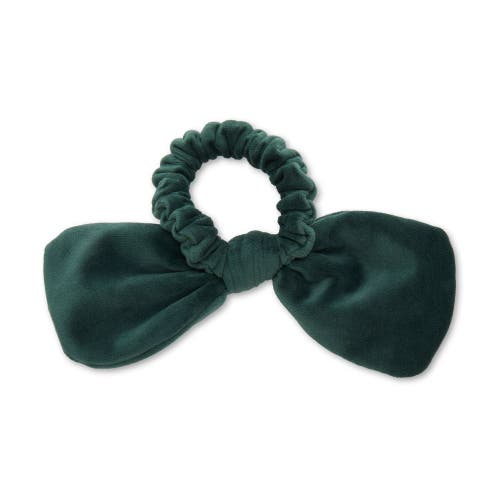 Lele Sadoughi Greenbay Bow Scrunchie In Green