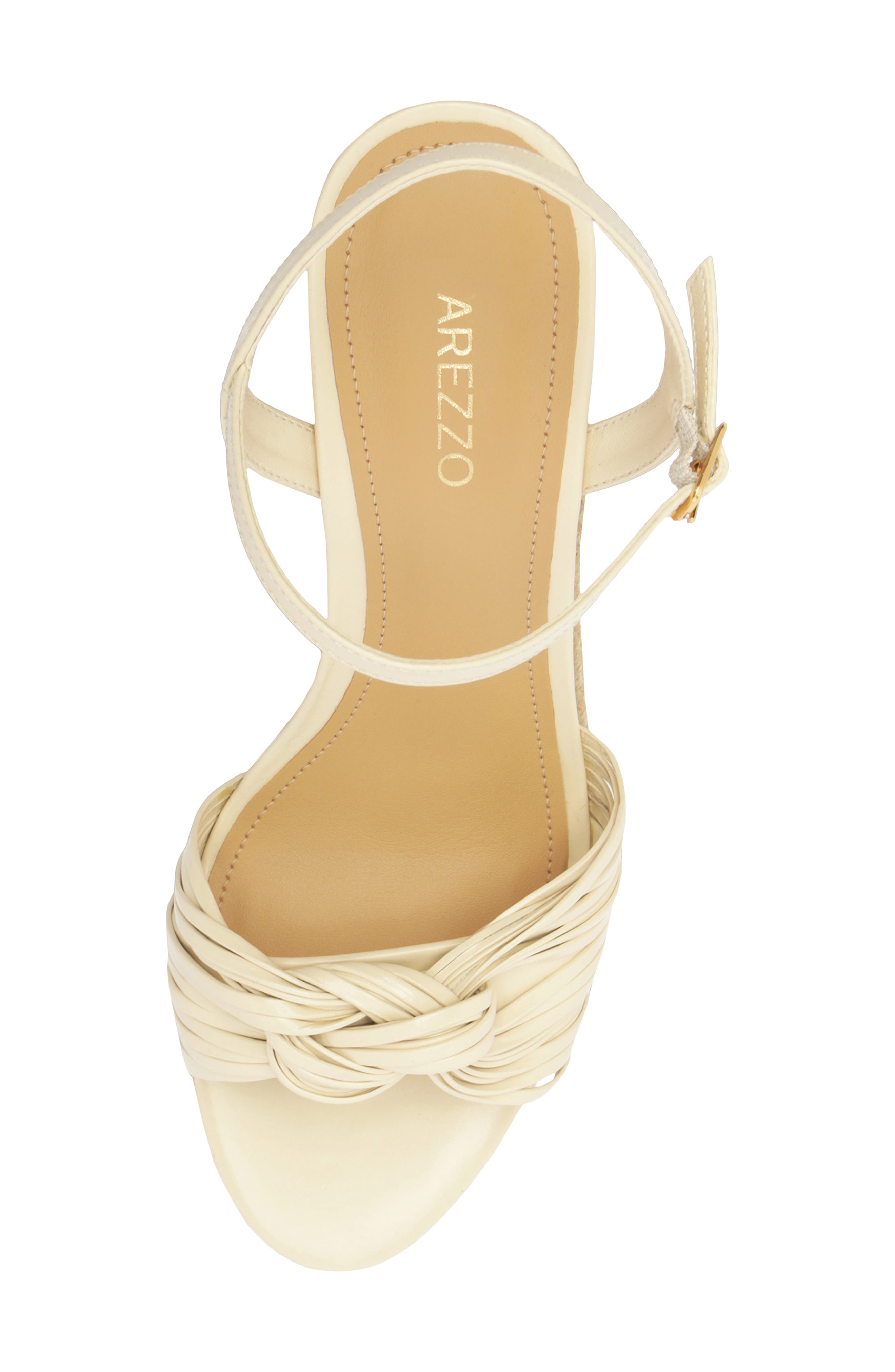 Arezzo Platform Wedge Sandal, Alternate, color, Panacota