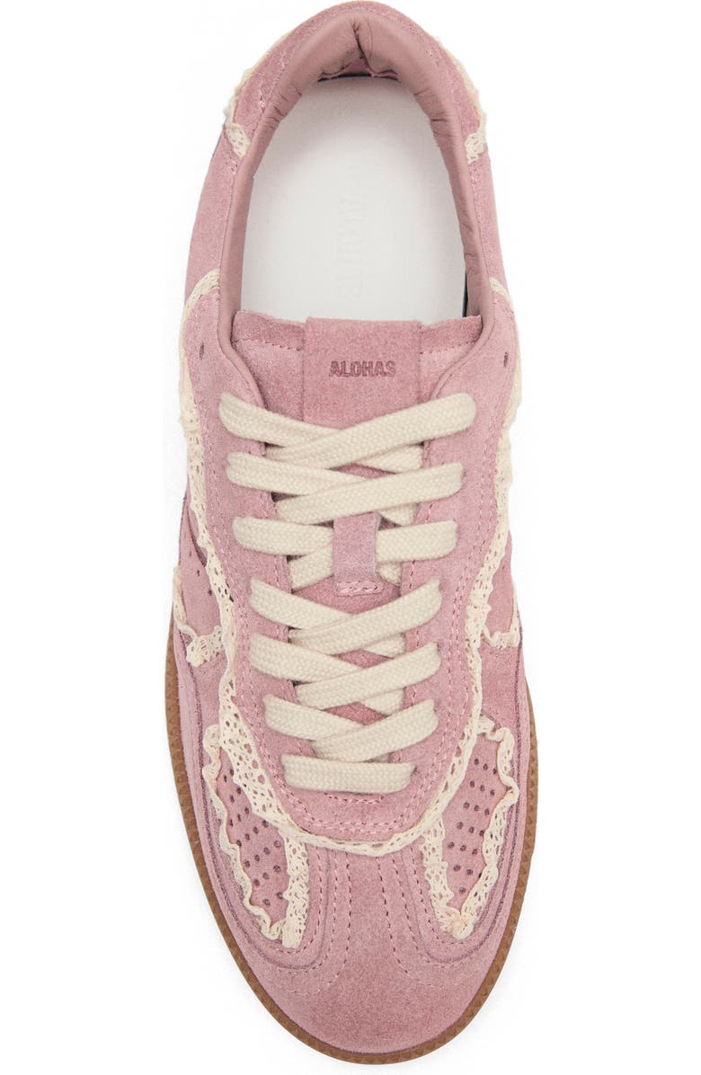 ALOHAS Tb.490 Crochet Trim Sneaker, Alternate, color, Crochet Pink