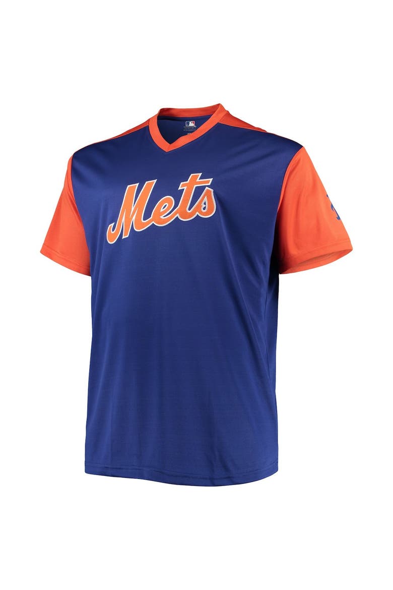 Men's Mike Piazza Royal/Orange New York Mets Cooperstown Collection Replica Player Jersey, Alternate, color, Royal