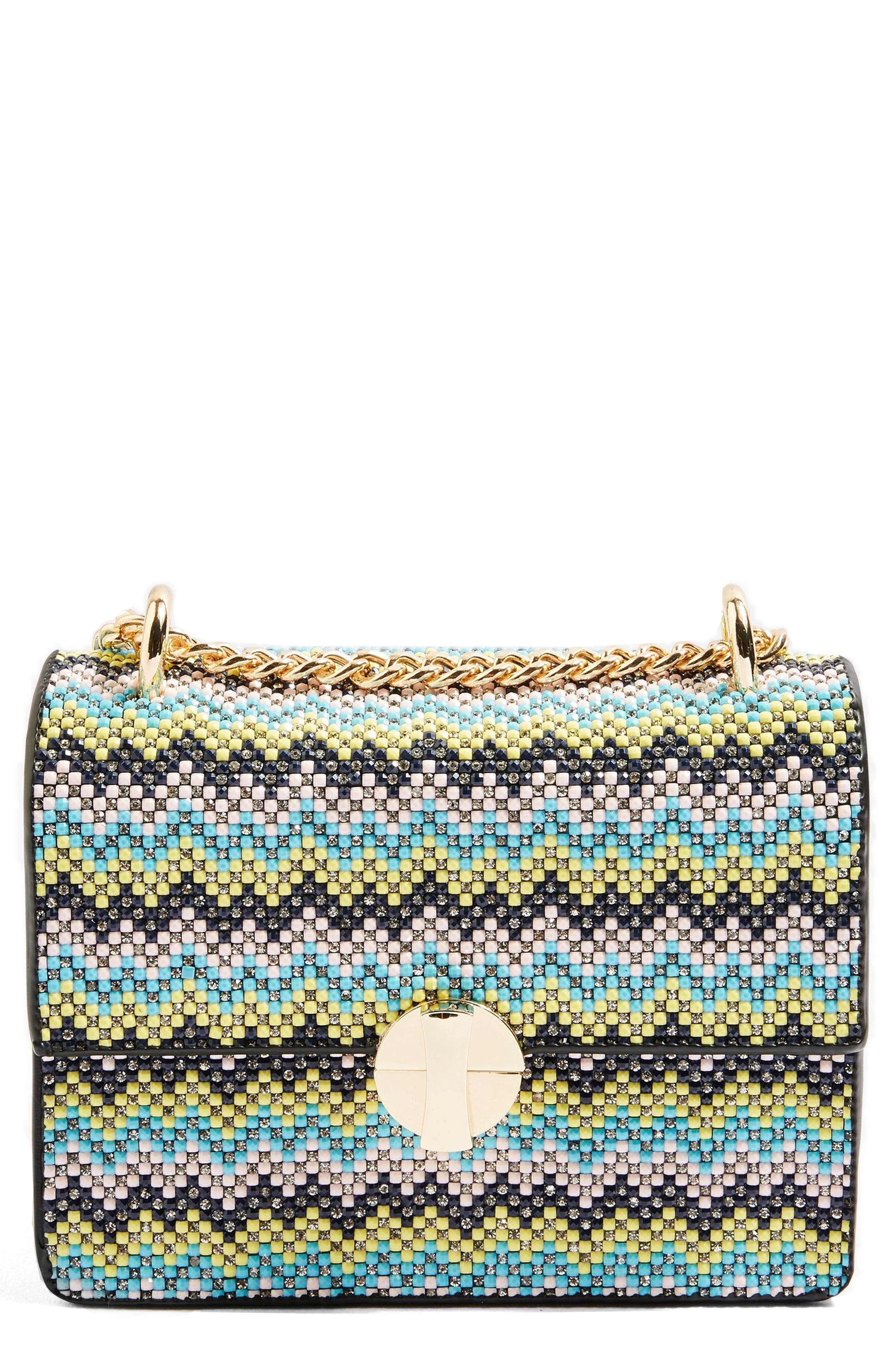 Topshop Gem Crossbody Bag, Main, color, 