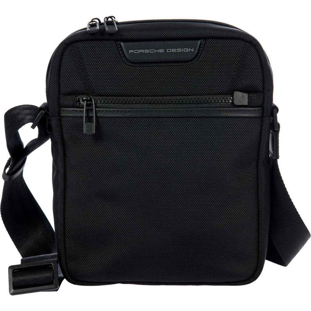 Porsche Design Roadster Evo Nylon Shoulder Bag In Black