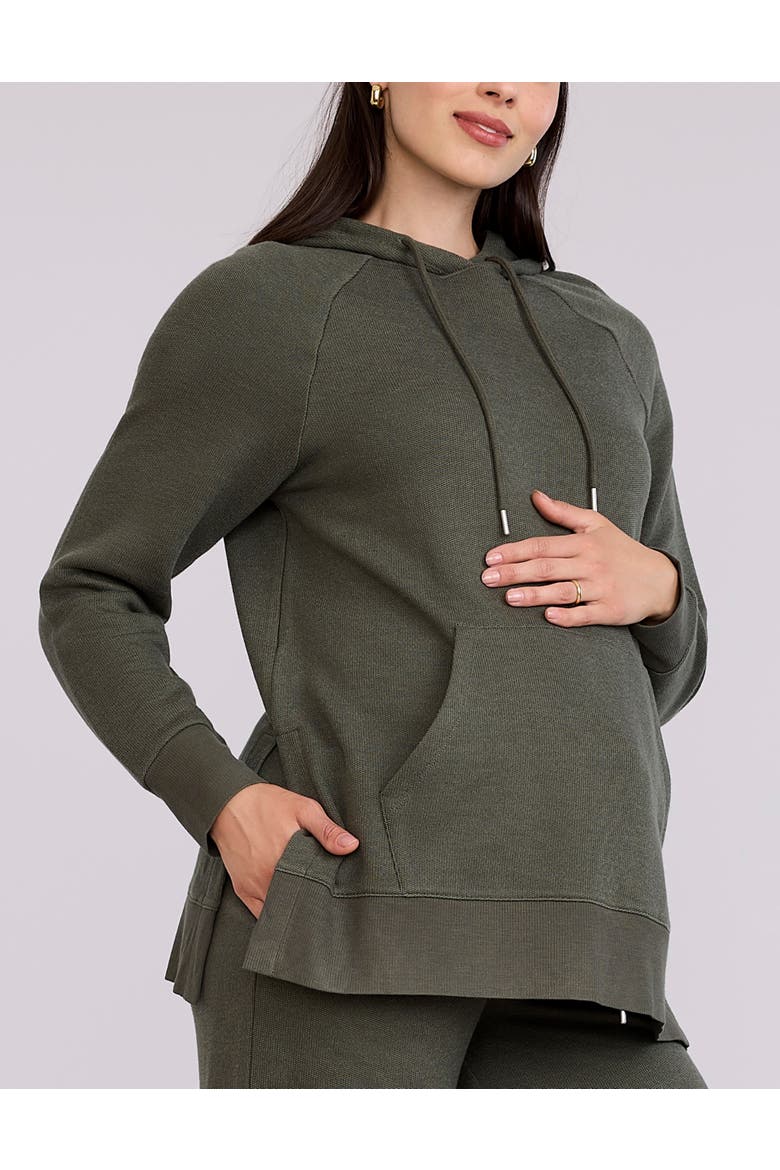 Relaxed Fit Maternity Hoodie, Main, color, Deep Depths
