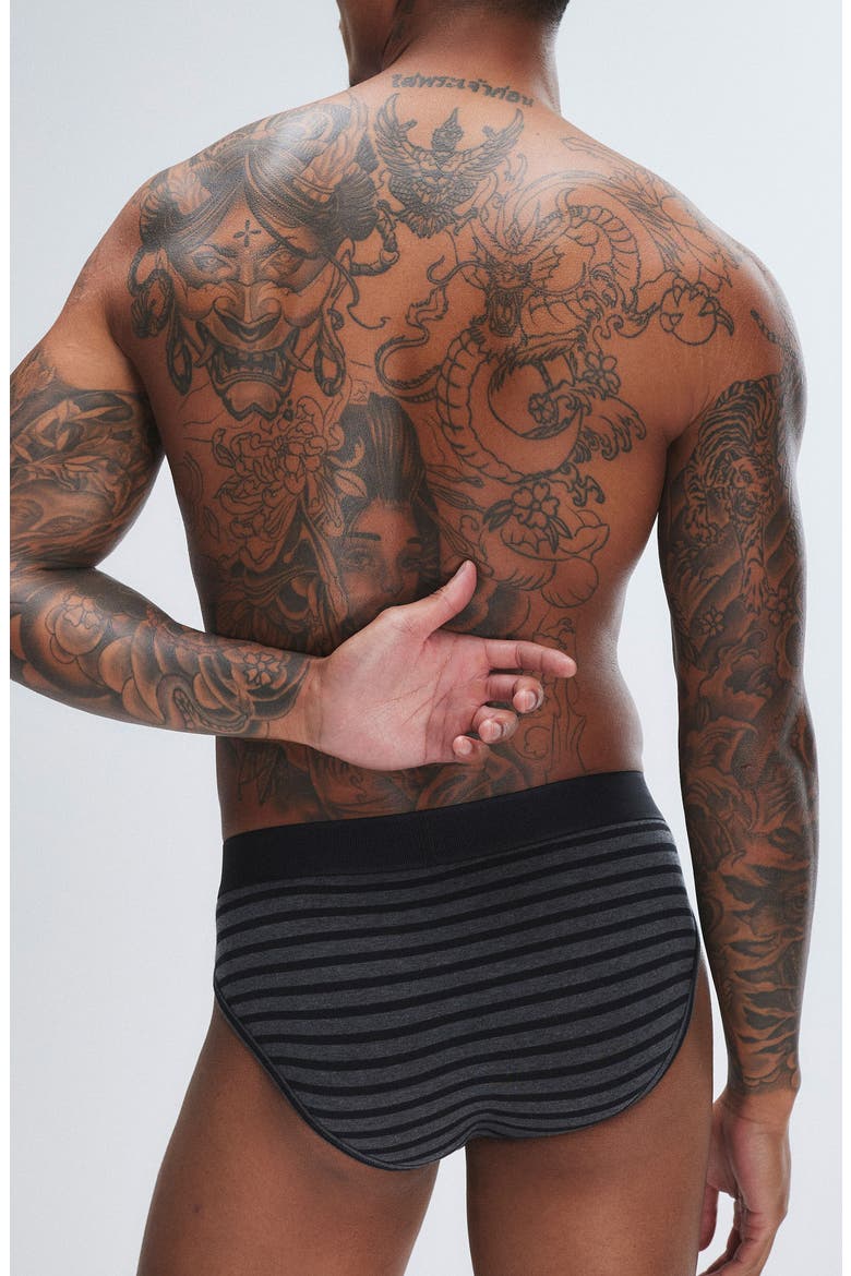 Savage X Cotton Blend Briefs, Alternate, color, NIGHT GRAM GREY/ BLACK PENCIL