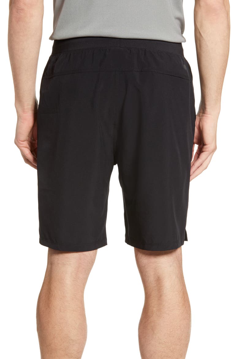 Core Stretch Woven Shorts, Alternate, color, BLACK