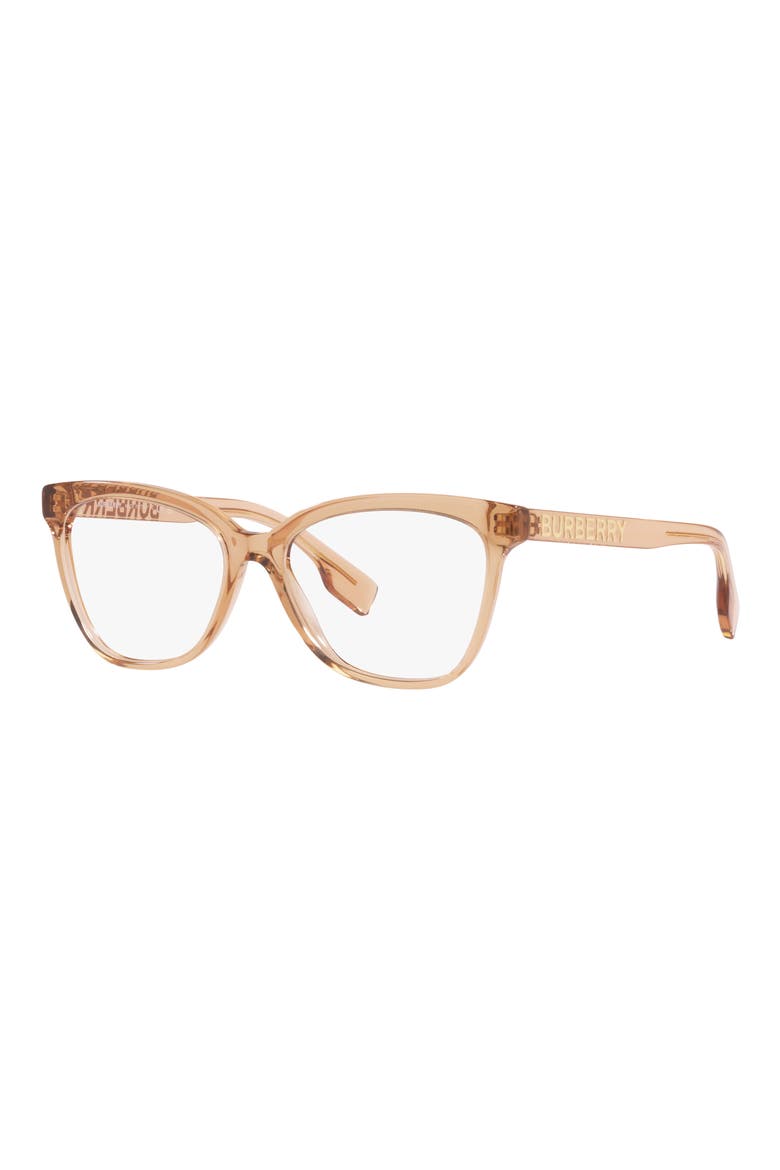 Sylvie 56mm Square Optical Glasses, Alternate, color, BROWN