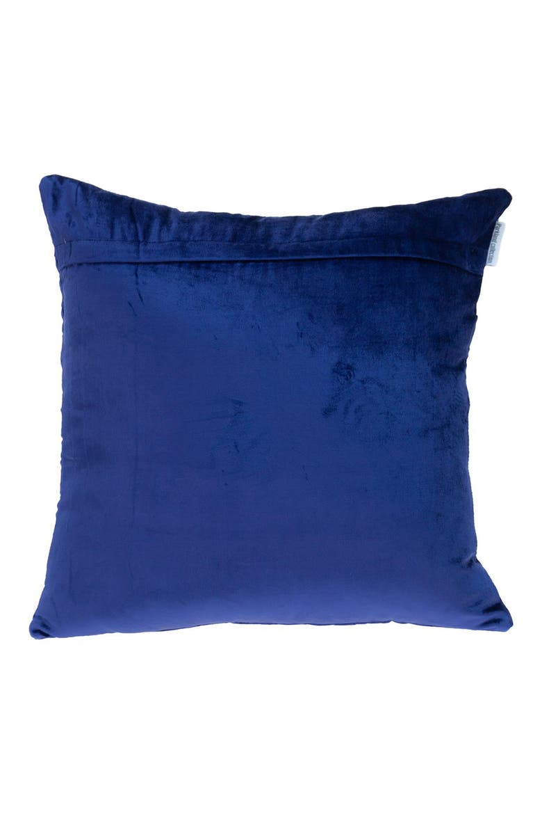 Bazyli Quilted Throw Pillow, Alternate, color, BLUE