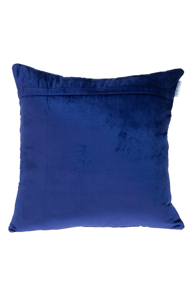 PARKLAND COLLECTION Bazyli Quilted Throw Pillow, Alternate, color, Blue