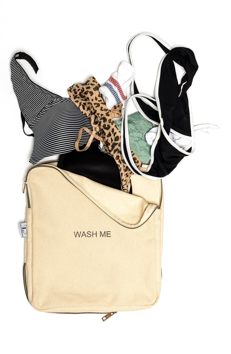 Lindsay Albanese Two-Sided Laundry Bag, Alternate, color,