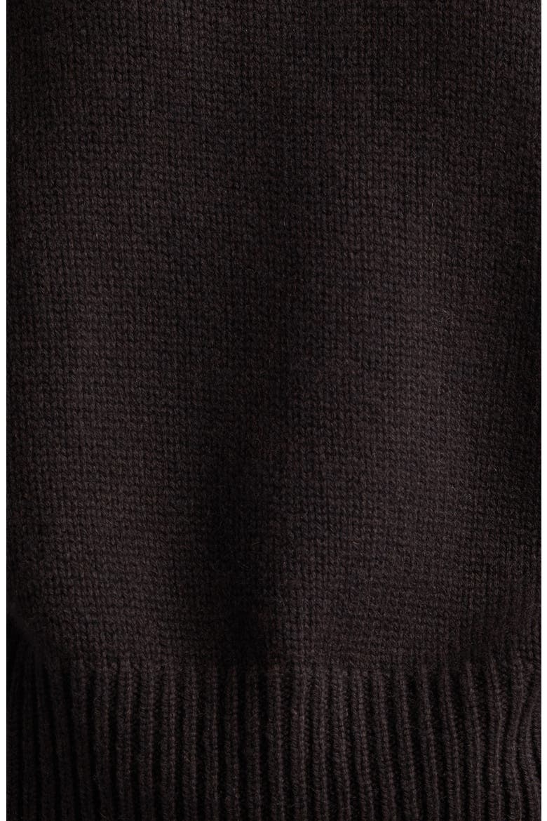 Tiona Back Cutout Cashmere Sweater, Alternate, color, DARK OAK