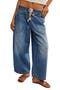 Easy Peasy Wide Leg Denim Drawstring Pants