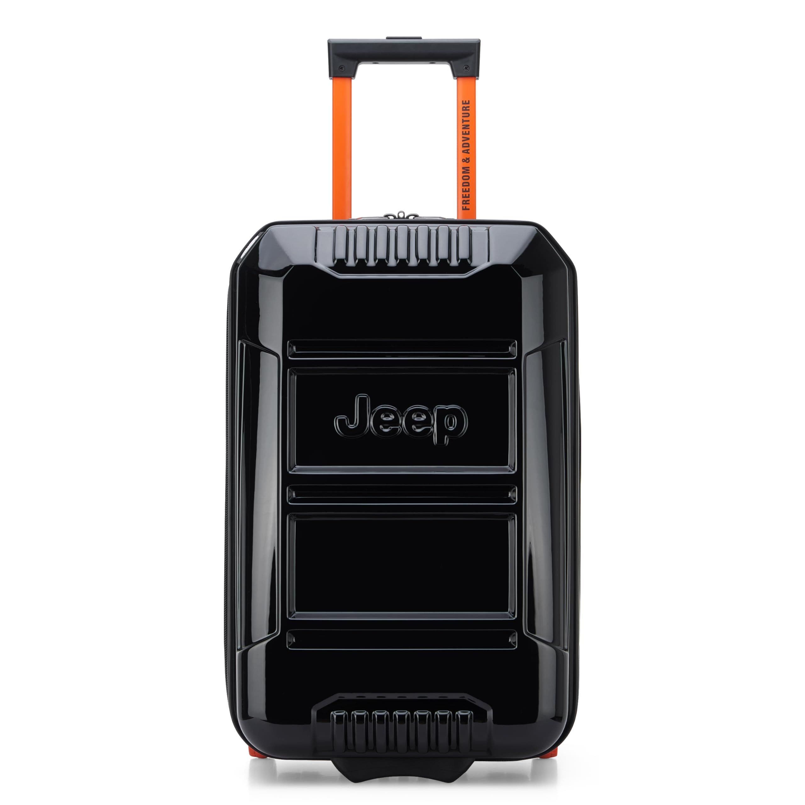JEEP JH003B 21" Carry On Hardside Expandable Luggage with Two Wheels, Main, color, Black