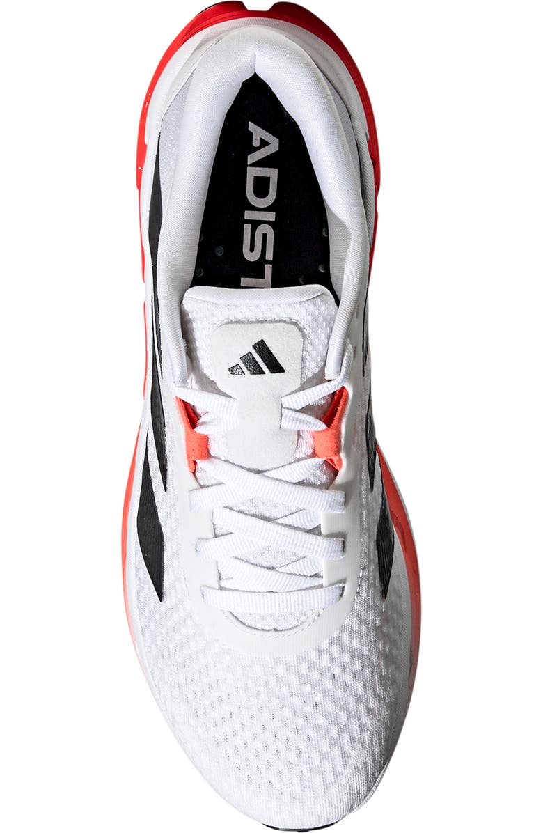 adidas Adistar 3 Running Shoe, Alternate, color, White/ Black/ Solar Red
