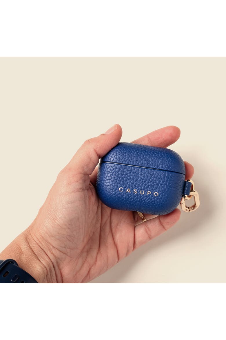 Airpod Case with Ring, Alternate, color, Cobalt