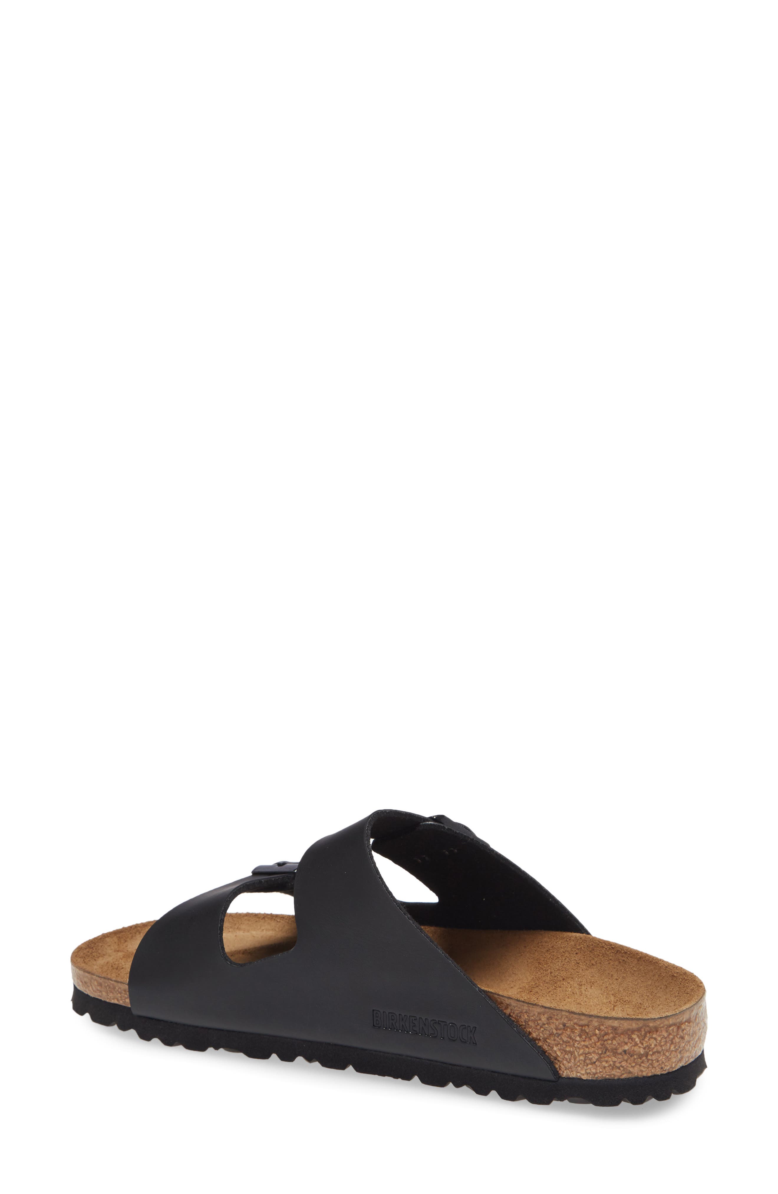 Birkenstock Arizona Birko-Flor Slide Sandal, Alternate, color, Black