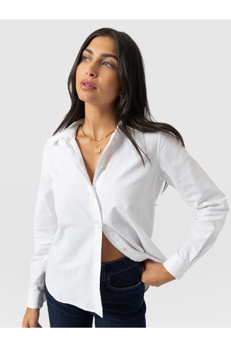Anneliese Shirt, Main, color, White
