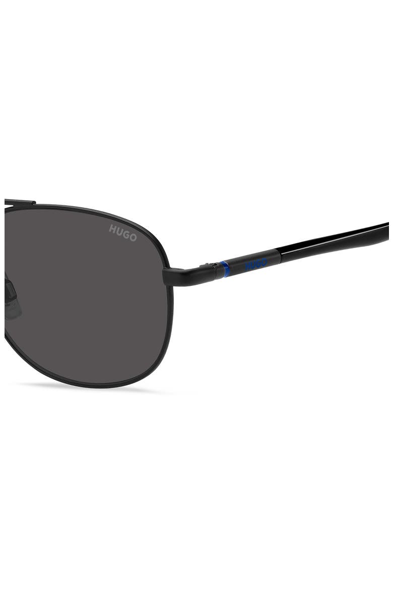 56mm Navigator Sunglasses, Alternate, color, MATTE BLACK/ GREY