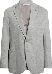 Jack Victor Hampton Textured Wool Blend Mélange Comfortwear Sport Coat
