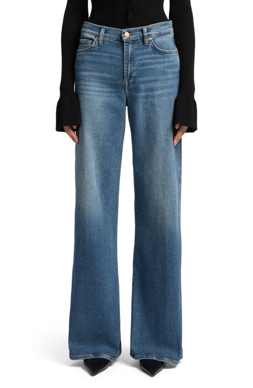 7 For All Mankind `bootcut Tailorless River With Block Hem` Jeans In Blue