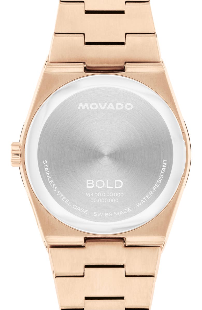 Movado Bold Quest Bracelet Watch, 35mm, Alternate, color, 