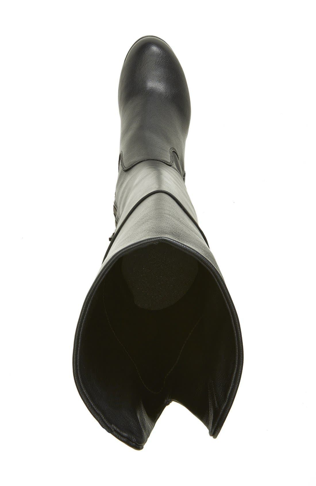 'Odyssey' Over the Knee Boot, Alternate, color, BLACK