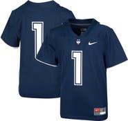 Nike Youth Nike #1 Navy UConn Huskies 1st Armored Division Old Ironsides Untouchable Football Jersey