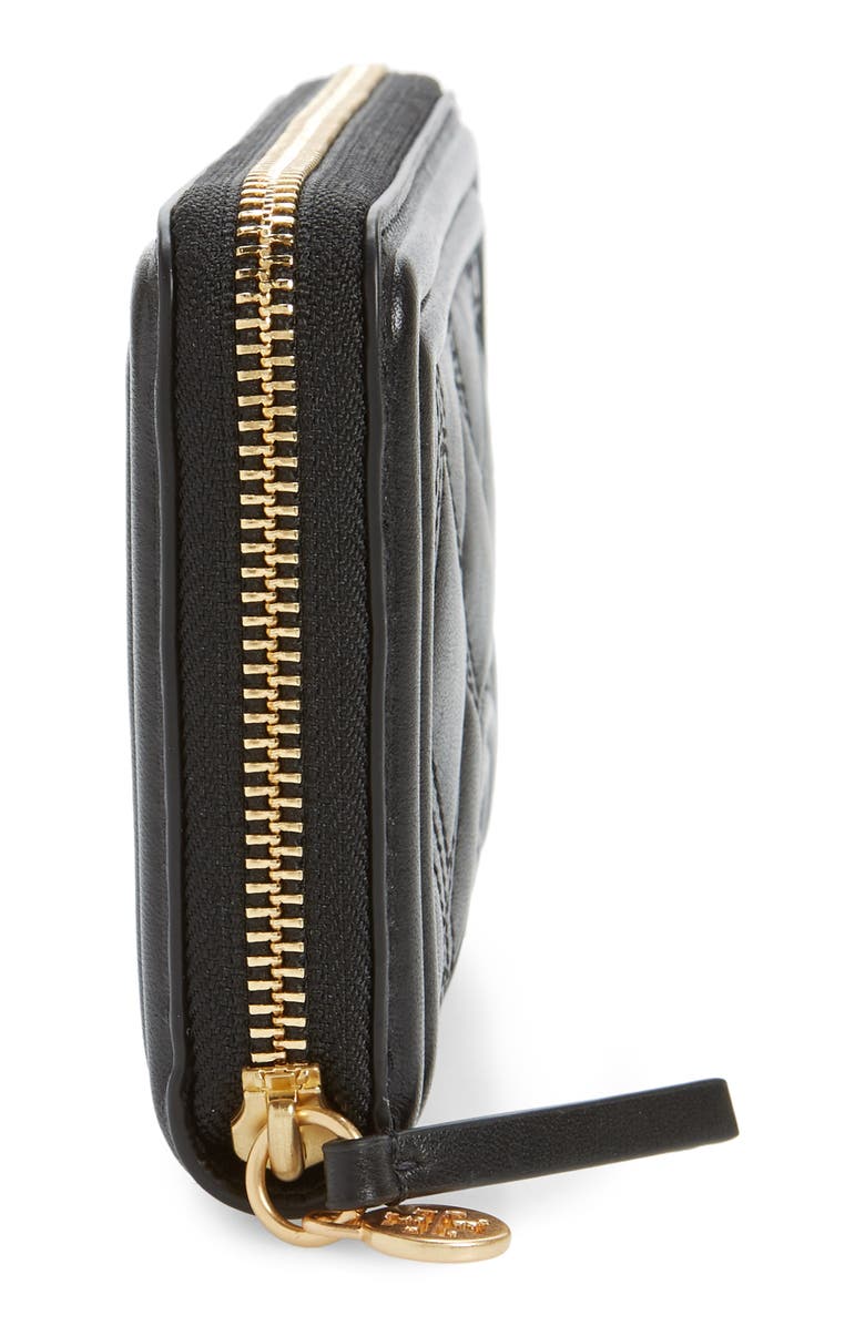 Tory Burch Fleming Quilted Leather Continental Wallet, Alternate, color, 