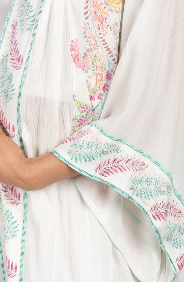 SAACHI Mystic Garden Duster, Alternate, color, Ivory