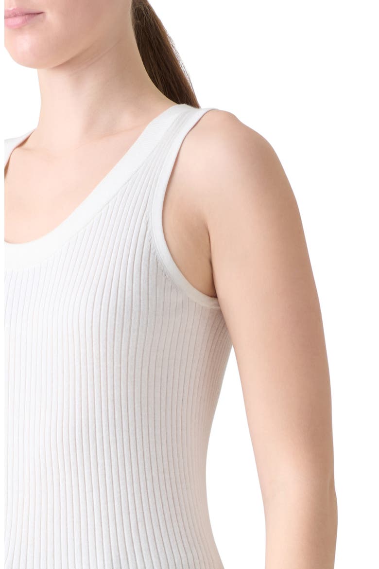 Rib Cotton Sweater Tank, Alternate, color, CREAM