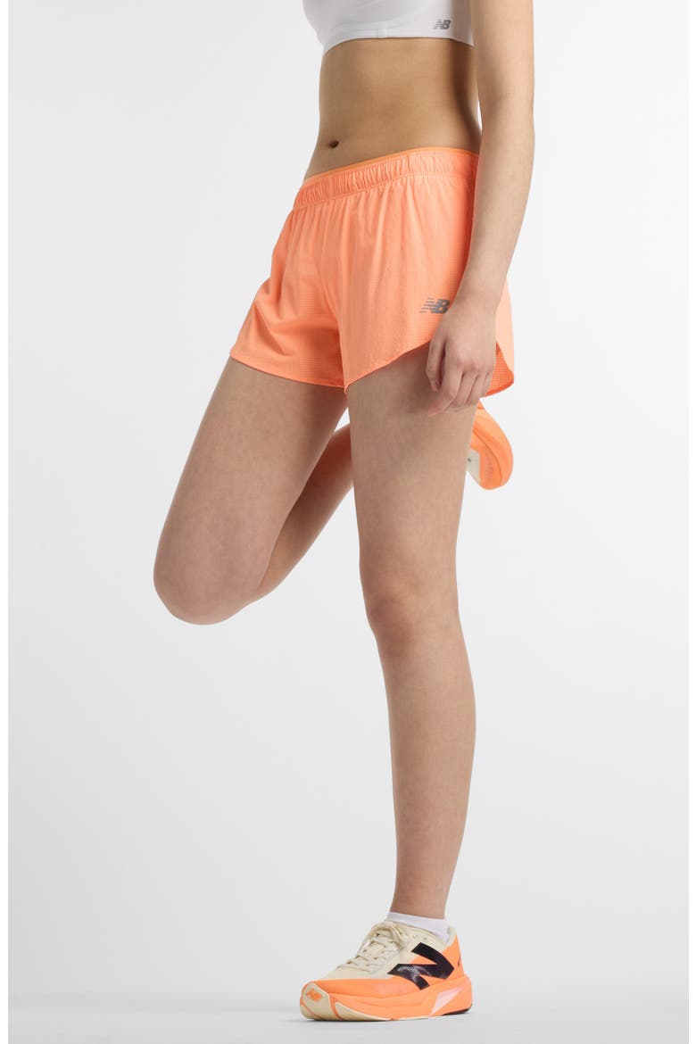 RC Ultra Light Split Hem Running Shorts, Alternate, color, ORANGE