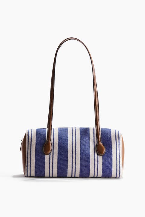 Rectangular Canvas Shoulder Bag