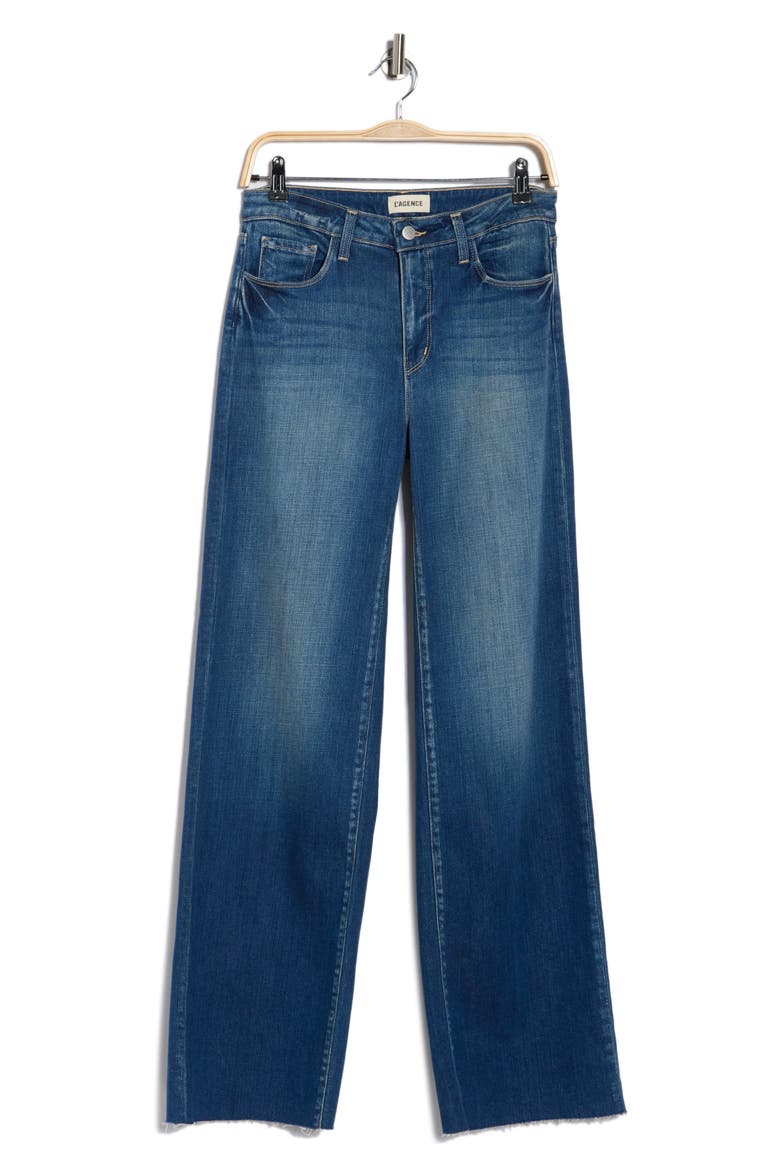 Scottie High Waist Wide Leg Jeans, Alternate, color, HASTING
