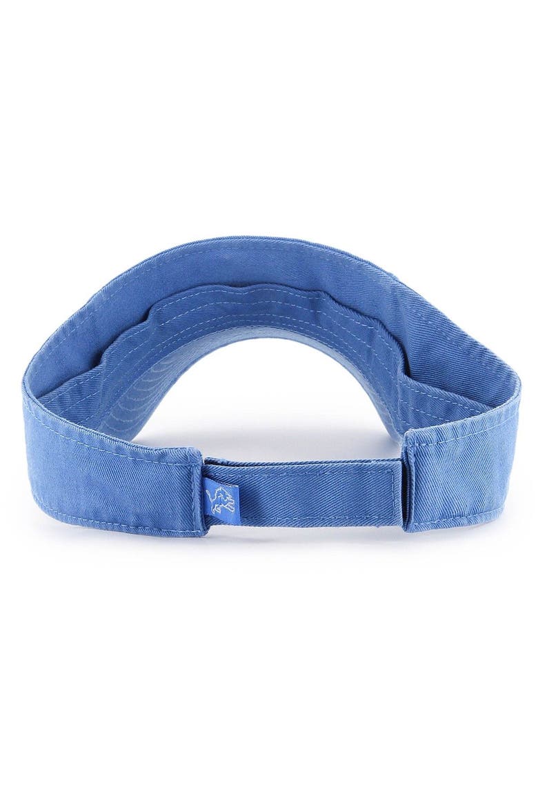 Men's '47 Blue Detroit Lions Clean Up Visor, Alternate, color, Blue