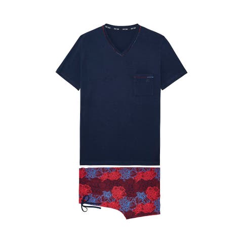 Bouquet Short Pajama Set