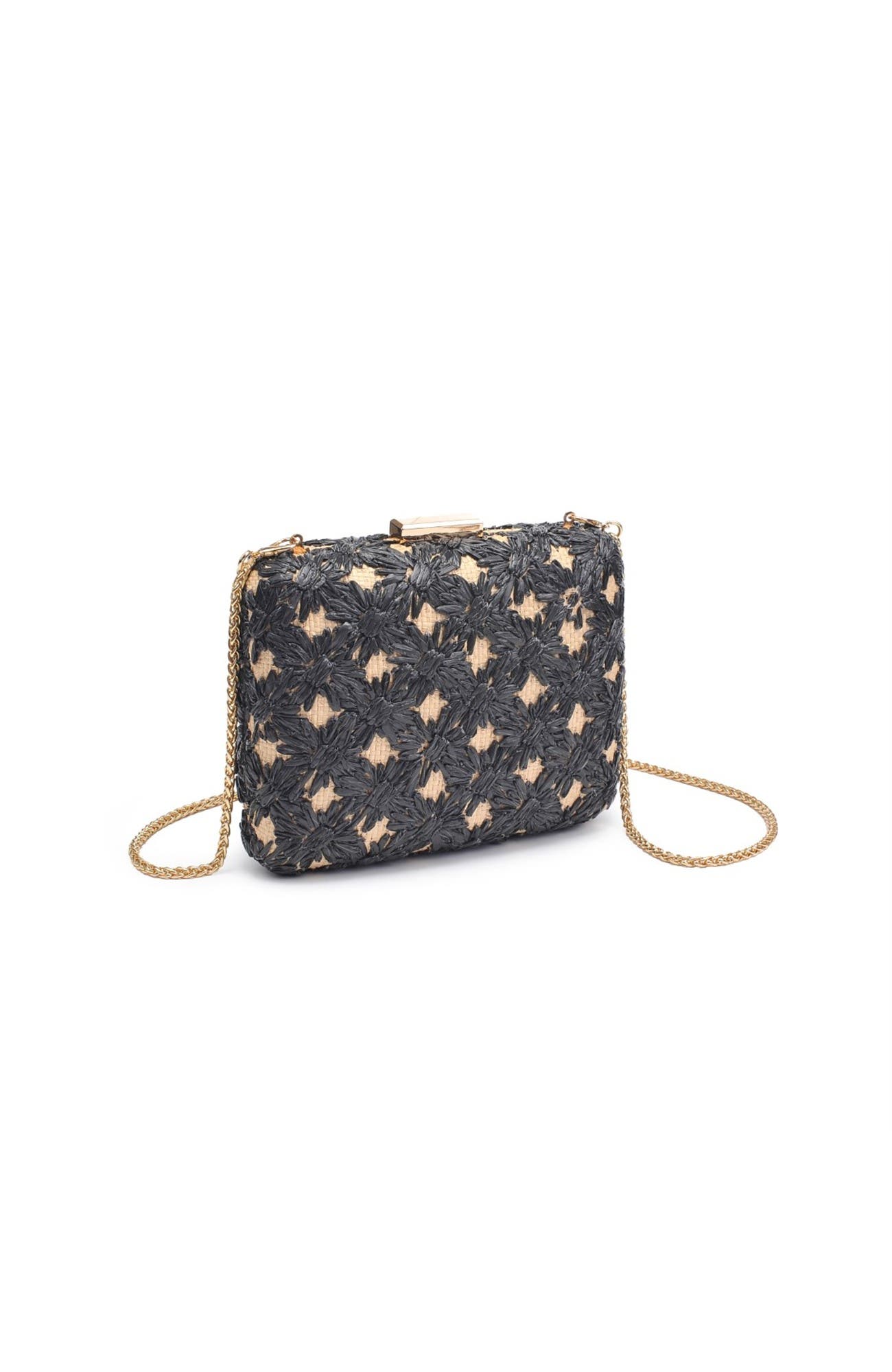 Samantha Evening Bag, Alternate, color, Black Natural