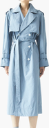 CAALO Water Resistant Hooded Trench Coat
